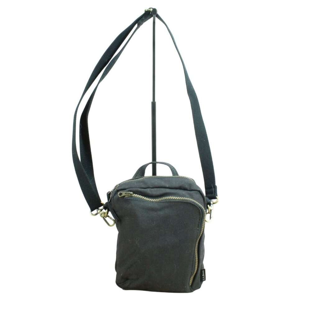 Ll Bean Essential Crossbody Bag Rugged Canvas Black